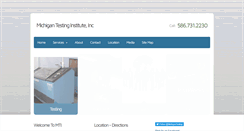 Desktop Screenshot of michigantesting.net